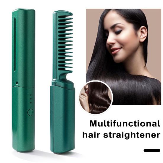 Cordless Hair Straightener Brush 3 Temperature Modes Adjustable Fast Heating Portable Travel Electric Hot Brush Curly Hair Styling Detangling Comb фіолетовий
Cordless Hair Straightener Brush 3 Temperature Modes Adjustable Fast Heating Portable Travel Electric Hot Brush Curly Hair Styling Detangling Comb фіолетовий