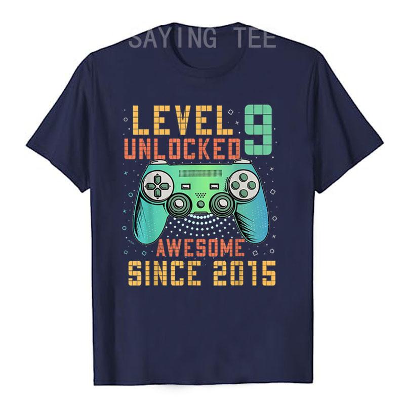 Level 9 Unlocked Awesome Since 2015 Gaming T-Shirt 9th Birthday 9-Years-Old Boy Gifts Gamer Tee Tops Cool Sons B-day Presents 4XL
Level 9 Unlocked Awesome Since 2015 Gaming T-Shirt 9th Birthday 9-Years-Old Boy Gifts Gamer Tee Tops Cool Sons B-day Presents 4XL