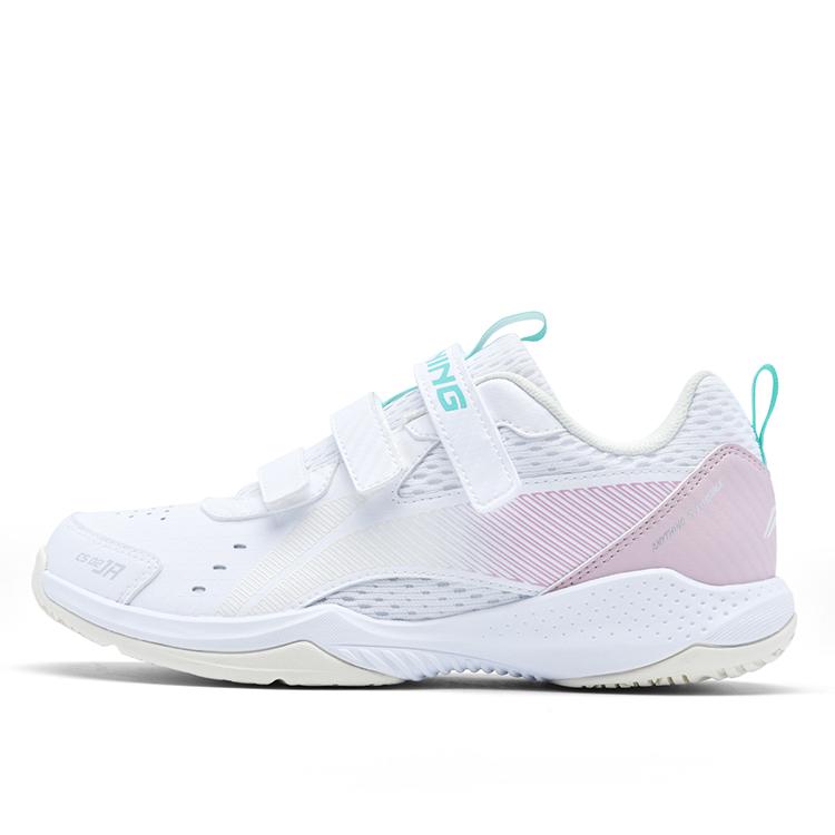 Li Ning Thunder Junior Feather Pioneer Professional Badminton Lightweight Shock Absorption Low Top Training Shoes Men sneaker Light-Pink AYTU042-3 31.5
Li Ning Thunder Junior Feather Pioneer Professional Badminton Lightweight Shock Absorption Low Top Training Shoes Men sneaker Light-Pink AYTU042-3 31.5