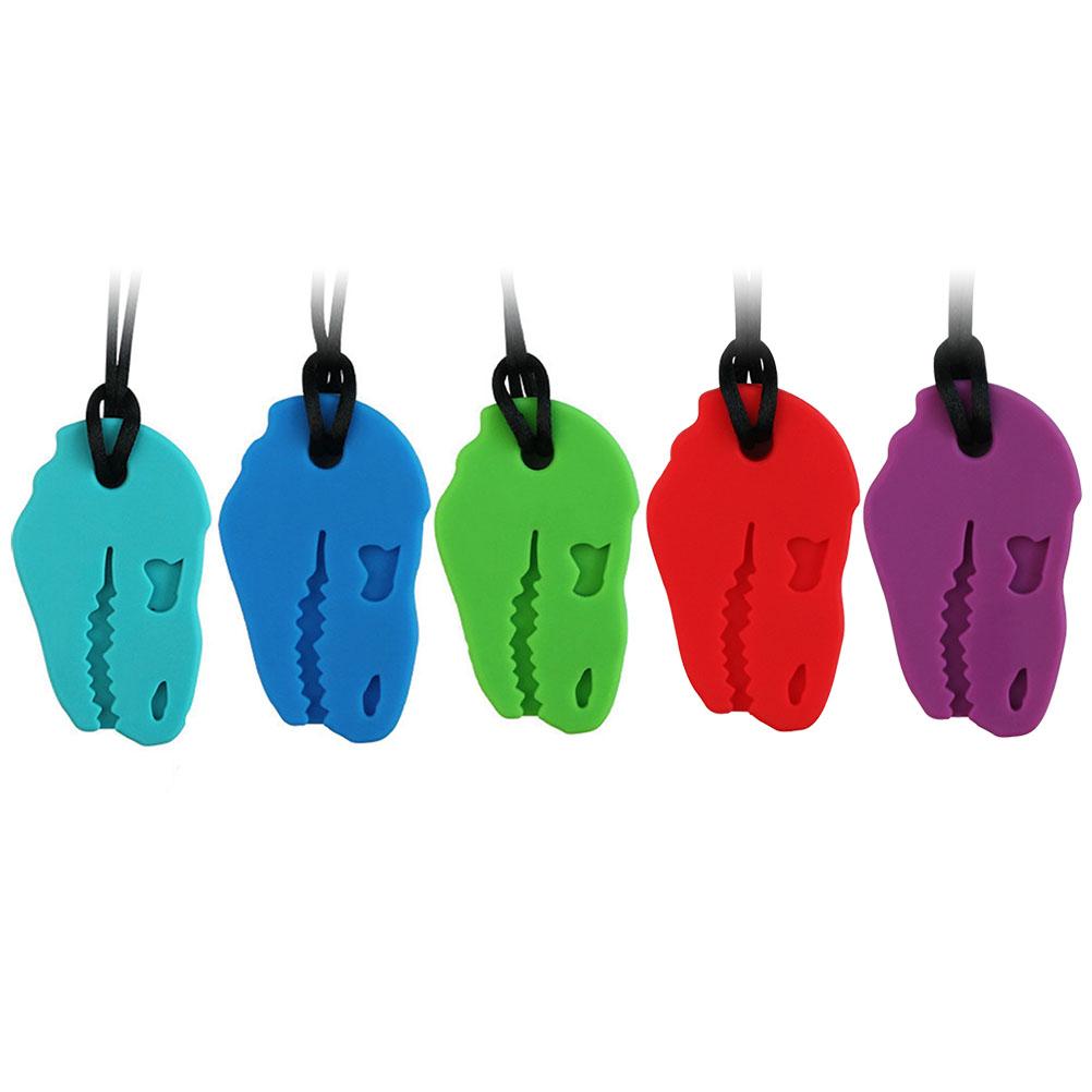 5 pcs Sensory Chew Necklace Kids Food Grade Silicone Dinasaur Chew Toys for Boys Girls Adults
5 pcs Sensory Chew Necklace Kids Food Grade Silicone Dinasaur Chew Toys for Boys Girls Adults