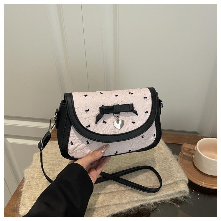 New Pink Bow Simple Crossbody Bag Women Fashi Shoulder Bag Luxury Small Design Comfortable and Versatile Texture Commuting Bag чёрный
New Pink Bow Simple Crossbody Bag Women Fashi Shoulder Bag Luxury Small Design Comfortable and Versatile Texture Commuting Bag чёрный