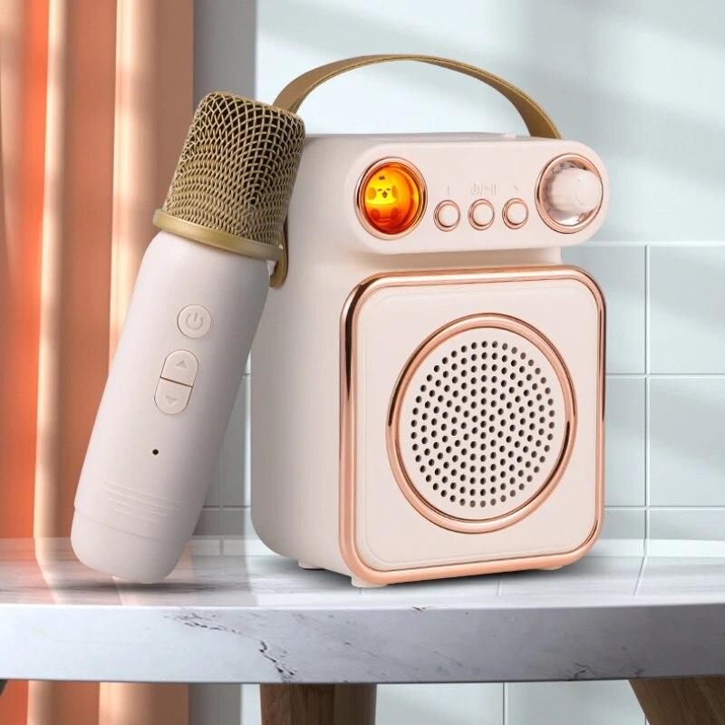 Caixa De Som мини-портативный открытый караоке Bluetooth-динамик с беспроводной микрофонной картой сабвуфер большой громкости детский подарок
Caixa De Som мини-портативный открытый караоке Bluetooth-динамик с беспроводной микрофонной картой сабвуфер большой громкости детский подарок