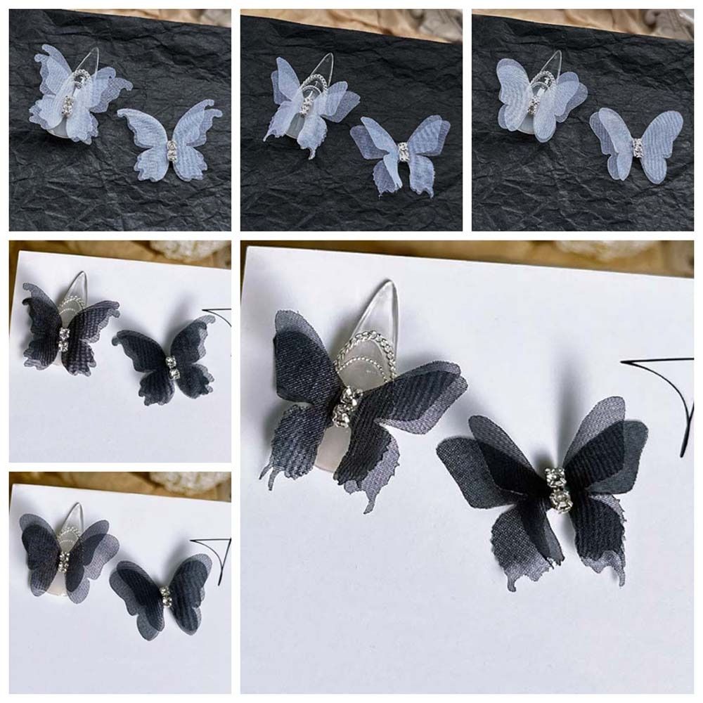 2Pcs/set DIY Nail Ornaments Gauze Butterfly Nail Decorations Butterfly Nail Rhinestones Nail Salon 
2Pcs/set DIY Nail Ornaments Gauze Butterfly Nail Decorations Butterfly Nail Rhinestones Nail Salon