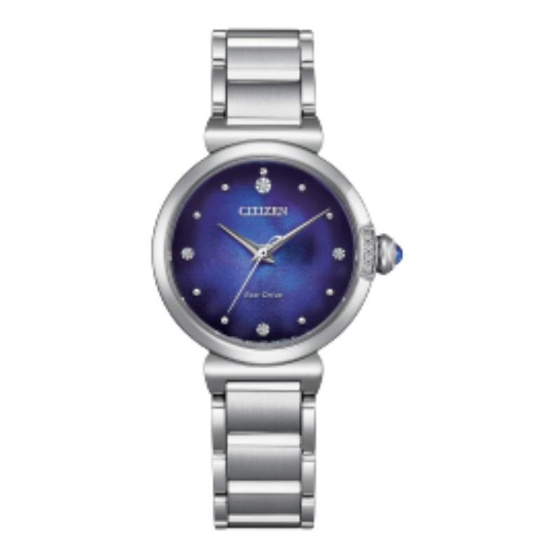CITIZEN L Series 50m Waterproof Solar Movement Steel Strap 29.5mm Women s Watch Blue Dial EM1060-87L синій
CITIZEN L Series 50m Waterproof Solar Movement Steel Strap 29.5mm Women s Watch Blue Dial EM1060-87L синій