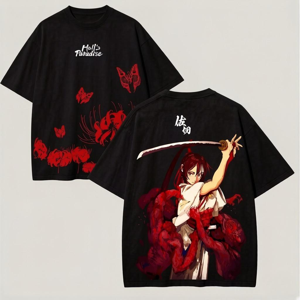 Hot Anime Hells Paradise Washed T Shirt Anime Lover Couples Plus Size Unisex Personality Clothes Year Round Clothing Breathable 4XL
Hot Anime Hells Paradise Washed T Shirt Anime Lover Couples Plus Size Unisex Personality Clothes Year Round Clothing Breathable 4XL