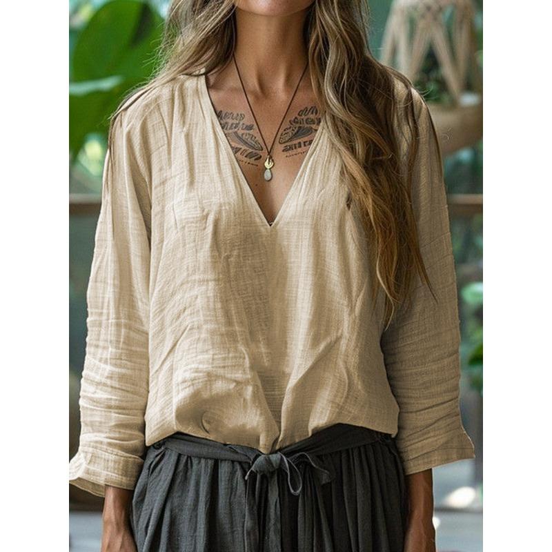 TIFICY Women s Fashion Casual Spring Autumn Solid Color Print Long Sleeve V-Neck Blouses & Shirts XXXXXL верблюд
TIFICY Women s Fashion Casual Spring Autumn Solid Color Print Long Sleeve V-Neck Blouses & Shirts XXXXXL верблюд
