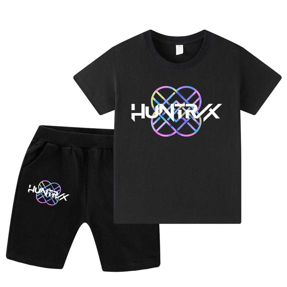 WA1195 Kids Boys Girls Kpop Rumi Zoey Mira Print Short Sleeves T-shirt Shorts Pants Sets 140cm чорний
WA1195 Kids Boys Girls Kpop Rumi Zoey Mira Print Short Sleeves T-shirt Shorts Pants Sets 140cm чорний