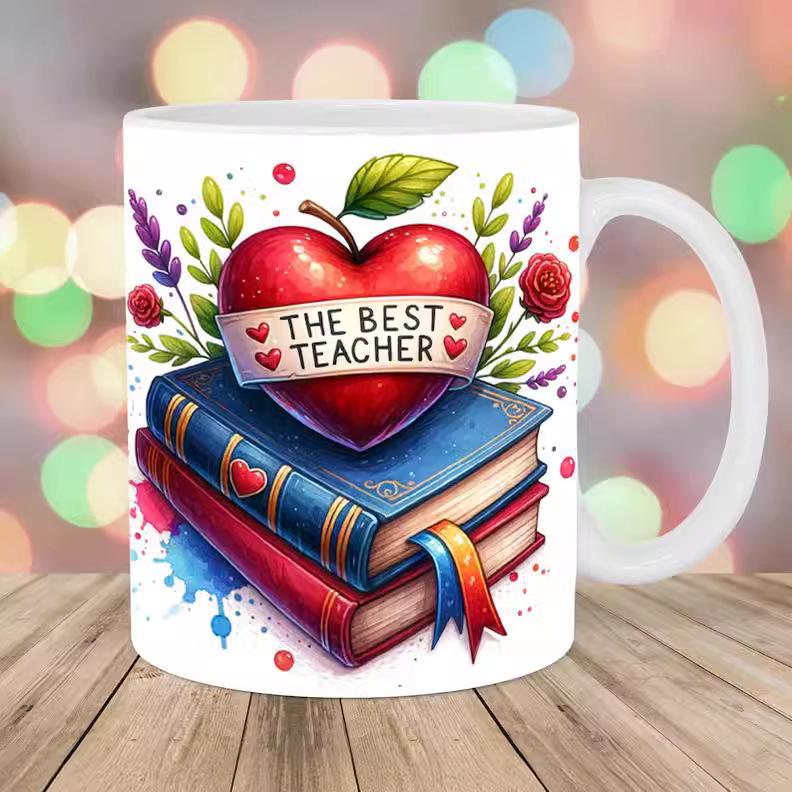 The Best Teachers Teachers Day Ceramic Coffee Mug Sub-Book Water Cup Book Apple Pencil Gift 301-400ml
The Best Teachers Teachers Day Ceramic Coffee Mug Sub-Book Water Cup Book Apple Pencil Gift 301-400ml