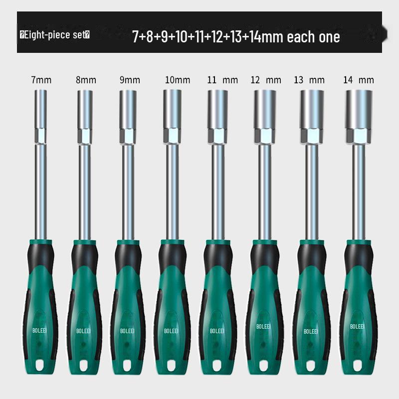 Расширенный набор шестигранных отверток: 5,5 мм, 7 мм, 8 мм, 10 мм, 13 мм, 14 мм - отвертка-ключ M4/M5
Расширенный набор шестигранных отверток: 5,5 мм, 7 мм, 8 мм, 10 мм, 13 мм, 14 мм - отвертка-ключ M4/M5