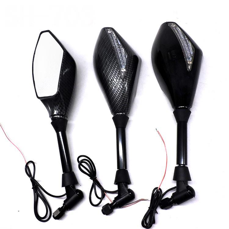 Светодиодное зеркало заднего вида с указателями поворота для мотоциклов - Универсальная посадка, Светоотражающее зеркало Snake Skin Single Light
Светодиодное зеркало заднего вида с указателями поворота для мотоциклов - Универсальная посадка, Светоотражающее зеркало Snake Skin Single Light