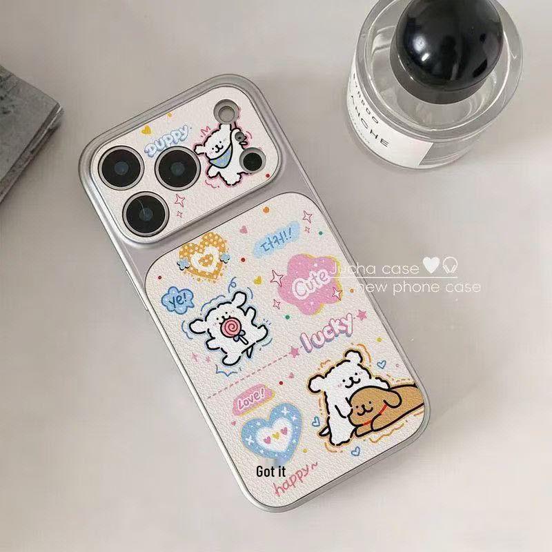 Heart-Shaped Puppy Phone Case for Apple 11, 13, 15, 16Pro & 17ProMax with Large Window & Silver Frame iPhone 12
Heart-Shaped Puppy Phone Case for Apple 11, 13, 15, 16Pro & 17ProMax with Large Window & Silver Frame iPhone 12
