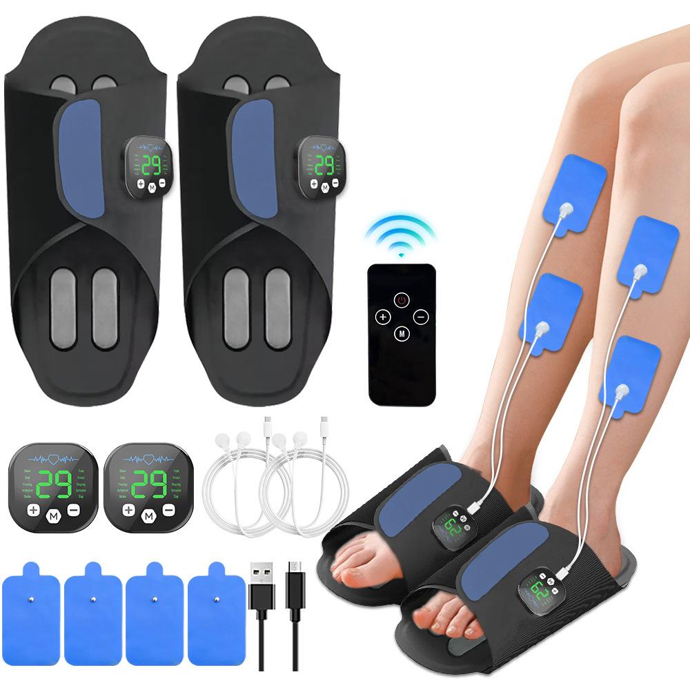 EMS Foot Massager Shoes - Portable Low Frequency Pulse Rechargeable & Remote Control for Relaxation, Pain Relief
EMS Foot Massager Shoes - Portable Low Frequency Pulse Rechargeable & Remote Control for Relaxation, Pain Relief