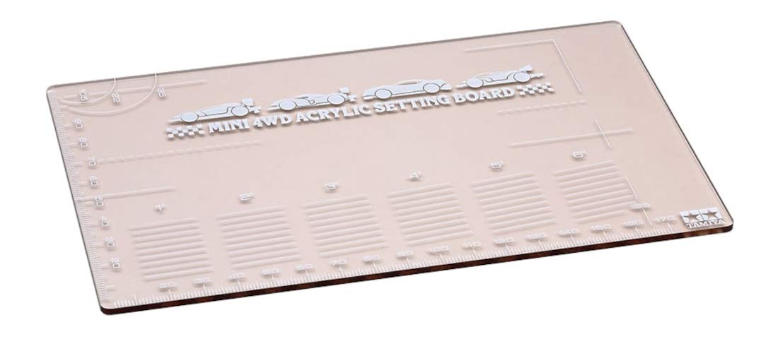 Tamiya Mini 4WD Special Project Mini 4WD Acrylic Setting Board (Smoke) 95618-000
Tamiya Mini 4WD Special Project Mini 4WD Acrylic Setting Board (Smoke) 95618-000