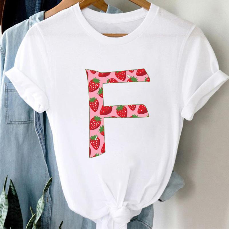 T-Shirts For Women Custom Letters A B C Female T-Shirt Strawberry Graphic T Shirt Fashion Tops Tees Summer Short Sleeve T-Shirt S білий
T-Shirts For Women Custom Letters A B C Female T-Shirt Strawberry Graphic T Shirt Fashion Tops Tees Summer Short Sleeve T-Shirt S білий