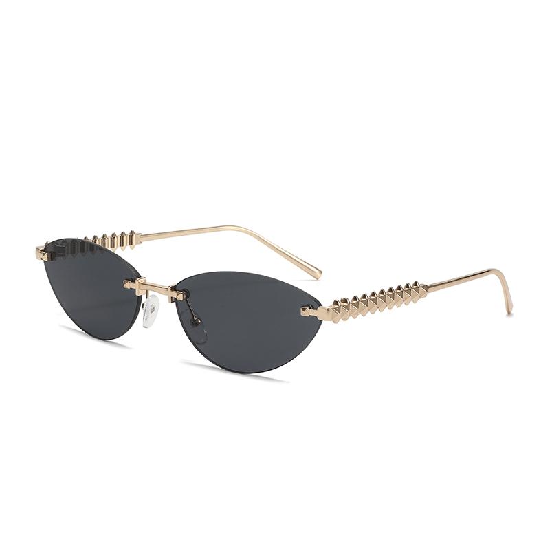 Cat Eye Fashion Rimless Design Sunglasses Female Brand Metal Sun Glasses Outdoors Casual Vacation Eyewear
Cat Eye Fashion Rimless Design Sunglasses Female Brand Metal Sun Glasses Outdoors Casual Vacation Eyewear