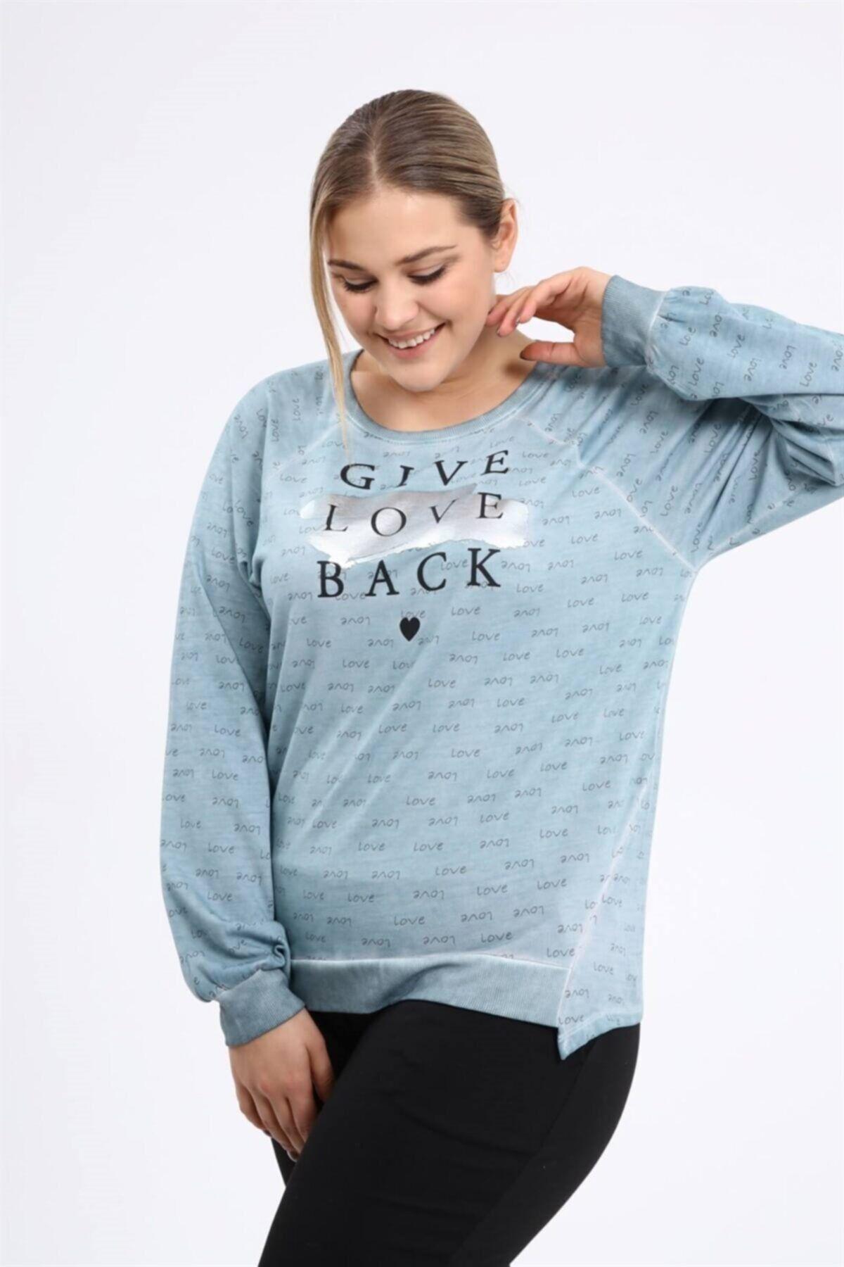Women s Style Big Size Sweatshirt Love Printed Raglan Sleeve Oil Wash Sweat-Light Blue XL
Women s Style Big Size Sweatshirt Love Printed Raglan Sleeve Oil Wash Sweat-Light Blue XL
