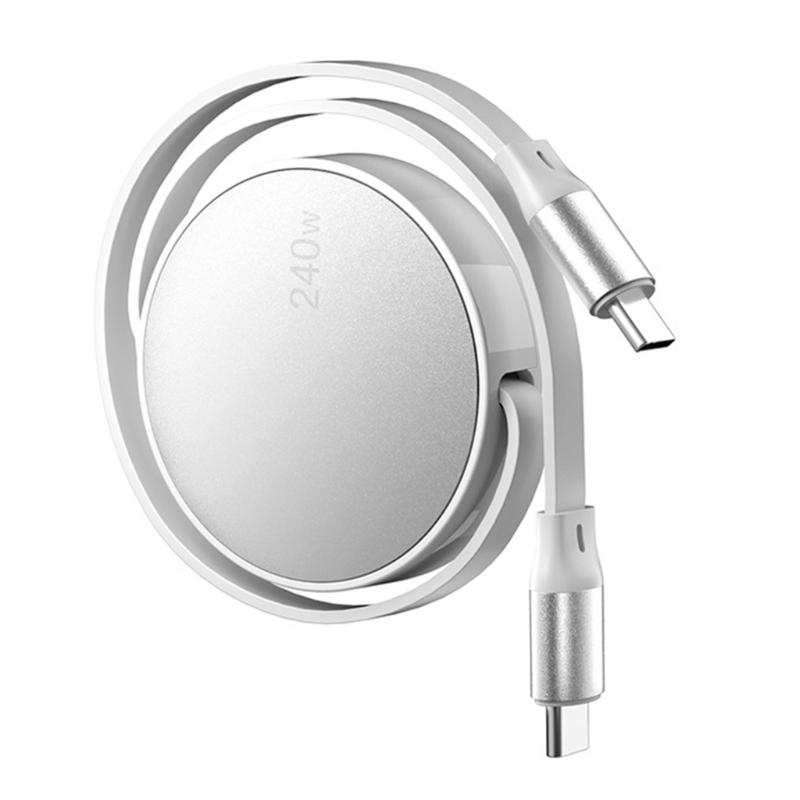 USB C Cable,240W Retractable USB C to USB C Fast Charging Cable,480Mbps Data Transfer Type C Charge Data Cable
USB C Cable,240W Retractable USB C to USB C Fast Charging Cable,480Mbps Data Transfer Type C Charge Data Cable