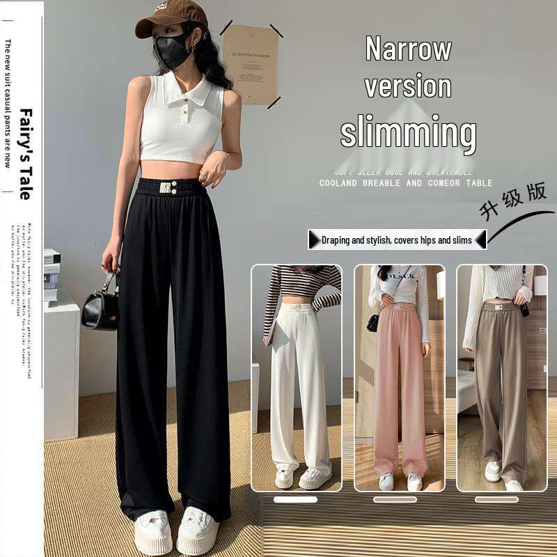 2025 Women s Ice Silk Wide-Leg Pants - High Waist Petite, Loose Straight-Leg for Spring/Summer S (80-95 lbs)
2025 Women s Ice Silk Wide-Leg Pants - High Waist Petite, Loose Straight-Leg for Spring/Summer S (80-95 lbs)