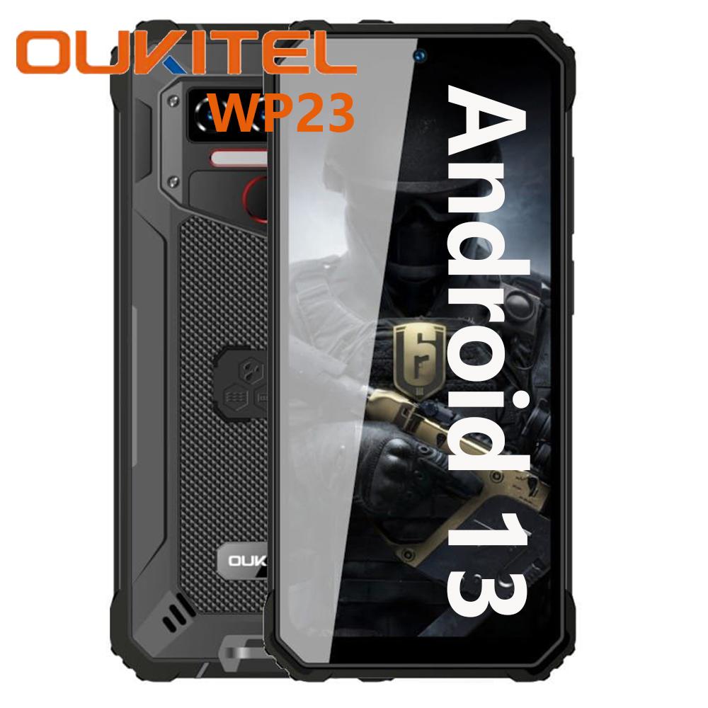 Прочный смартфон Oukitel WP23, 6,52 дюйма, HD + 10600 мАч, Android 13, 4 ГБ + 64 ГБ, MT6765, 13-мегапиксельный 8-ядерный телефон с NFC
Прочный смартфон Oukitel WP23, 6,52 дюйма, HD + 10600 мАч, Android 13, 4 ГБ + 64 ГБ, MT6765, 13-мегапиксельный 8-ядерный телефон с NFC