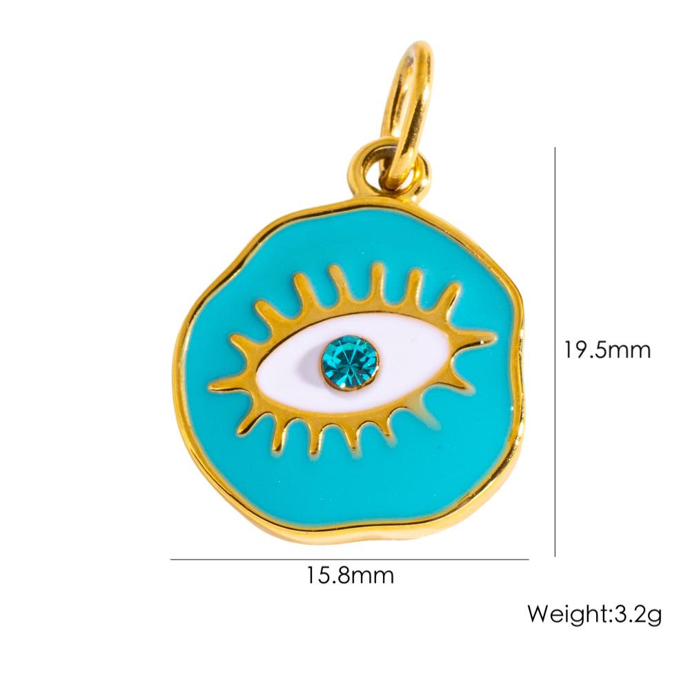 3PCS/LOT New Trend Gold Plated Stainless Steel Evil Eye Pendant Oil Drop Charms, Waterproof Hypoallergenic Jewelry for Women
3PCS/LOT New Trend Gold Plated Stainless Steel Evil Eye Pendant Oil Drop Charms, Waterproof Hypoallergenic Jewelry for Women