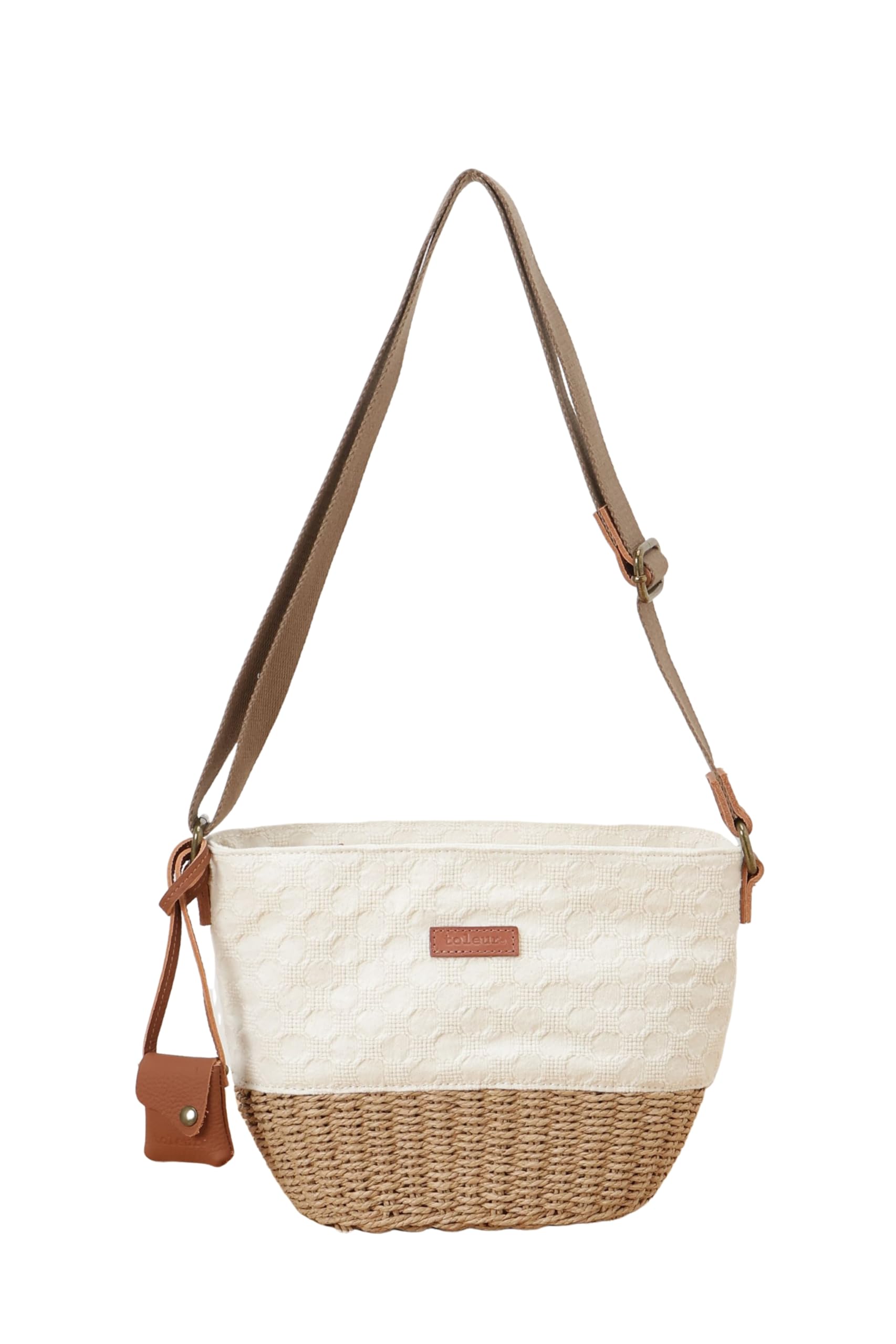 Tora Women s Jacquard and Paper Knit Shoulder Bag, Ivory
Tora Women s Jacquard and Paper Knit Shoulder Bag, Ivory