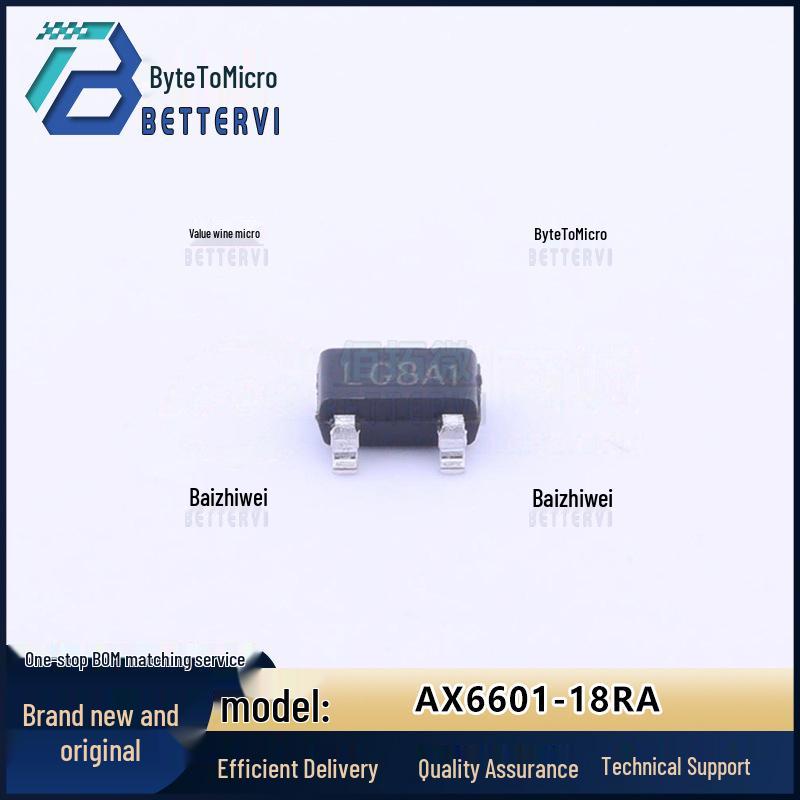Arthur Wright Original AX6601-18RA SOT-23 LDO Linear Regulator
Arthur Wright Original AX6601-18RA SOT-23 LDO Linear Regulator