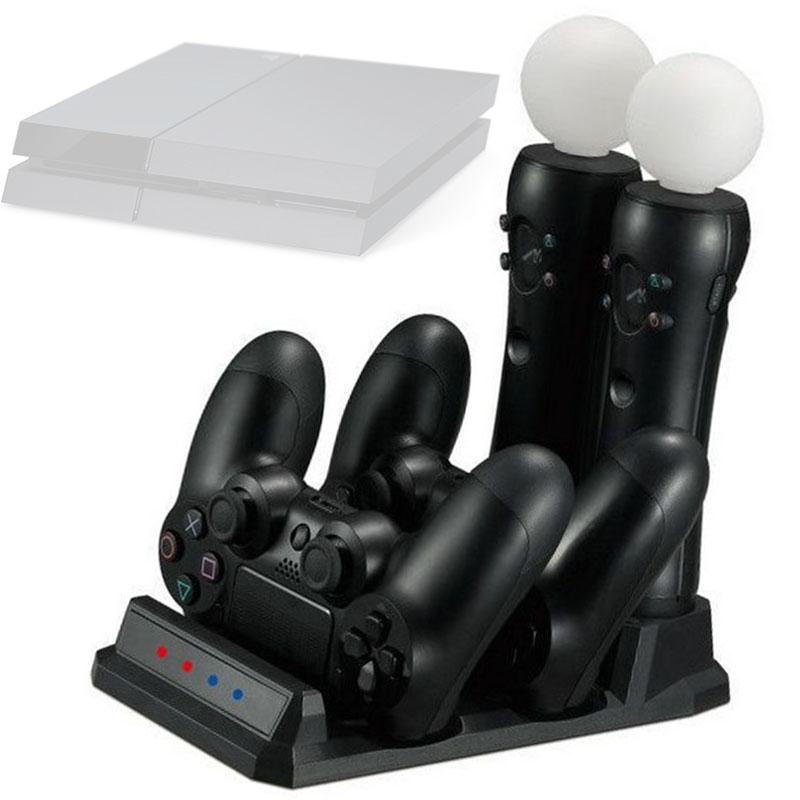 Новая док-станция для зарядного устройства контроллера 4 в 1 для Playstation PS4 PSVR VR M
Новая док-станция для зарядного устройства контроллера 4 в 1 для Playstation PS4 PSVR VR M