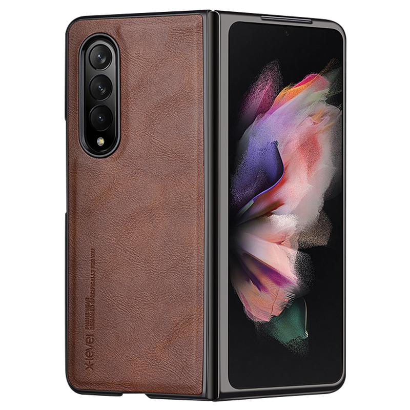Bojue-3 Series For Samsung Galaxy Z Fold3 5G Case Anti-scratch Leather+TPU+PC Phone Cover Brown
Bojue-3 Series For Samsung Galaxy Z Fold3 5G Case Anti-scratch Leather+TPU+PC Phone Cover Brown
