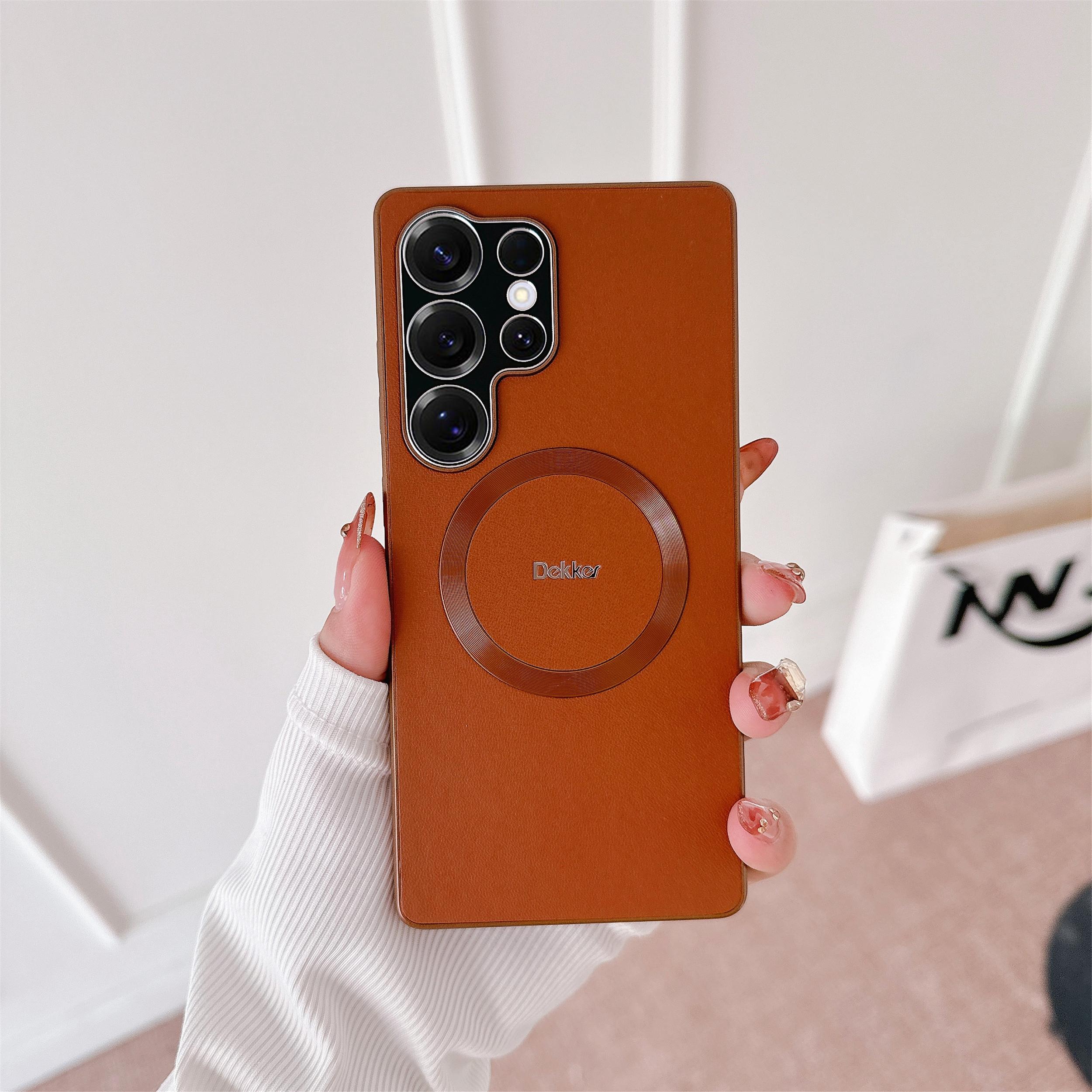 DEKKER Чохол для Samsung Galaxy S25 Ultra Сумісний з MagSafe PU+TPU Задня кришка телефону Orange
DEKKER Чохол для Samsung Galaxy S25 Ultra Сумісний з MagSafe PU+TPU Задня кришка телефону Orange