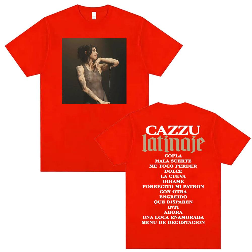 CAZZU Latinaje Album Tour 2026 Graphic T Shirts Unisex Women Clothing Aesthetic Fashion Tshirts Loose Oversized Y2K Top Streetwear 2XL
CAZZU Latinaje Album Tour 2026 Graphic T Shirts Unisex Women Clothing Aesthetic Fashion Tshirts Loose Oversized Y2K Top Streetwear 2XL