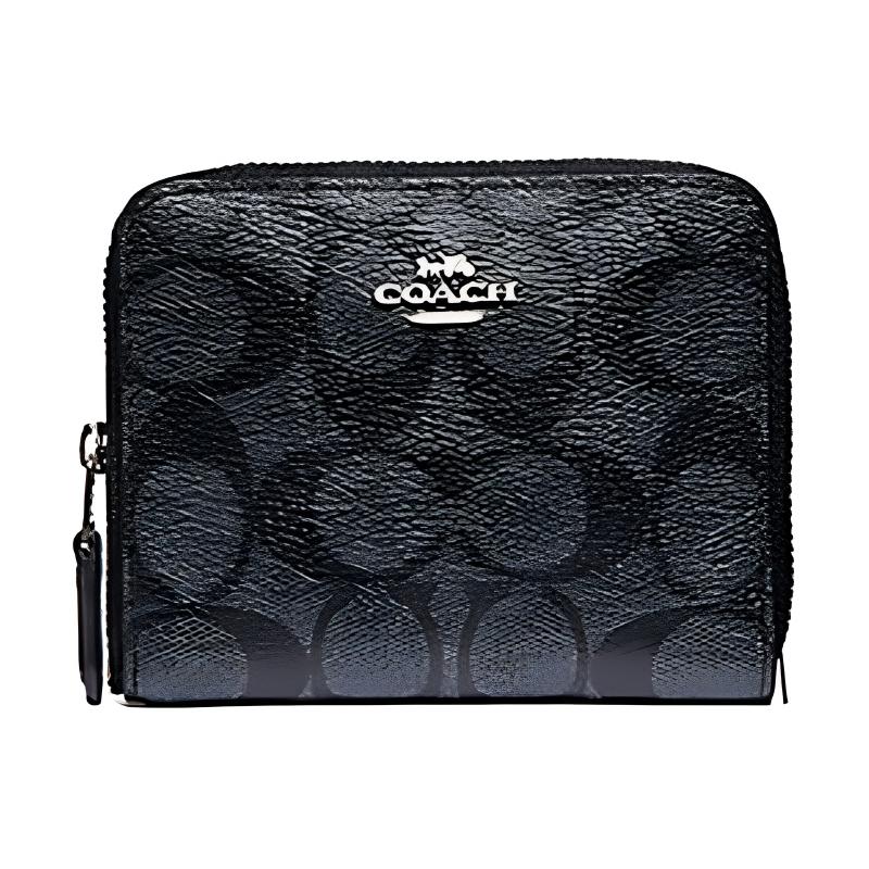 COACH Zip Around 11 Presbyopic zipper style coated canvas with leather clutch bag women s charcoal black чорний
COACH Zip Around 11 Presbyopic zipper style coated canvas with leather clutch bag women s charcoal black чорний