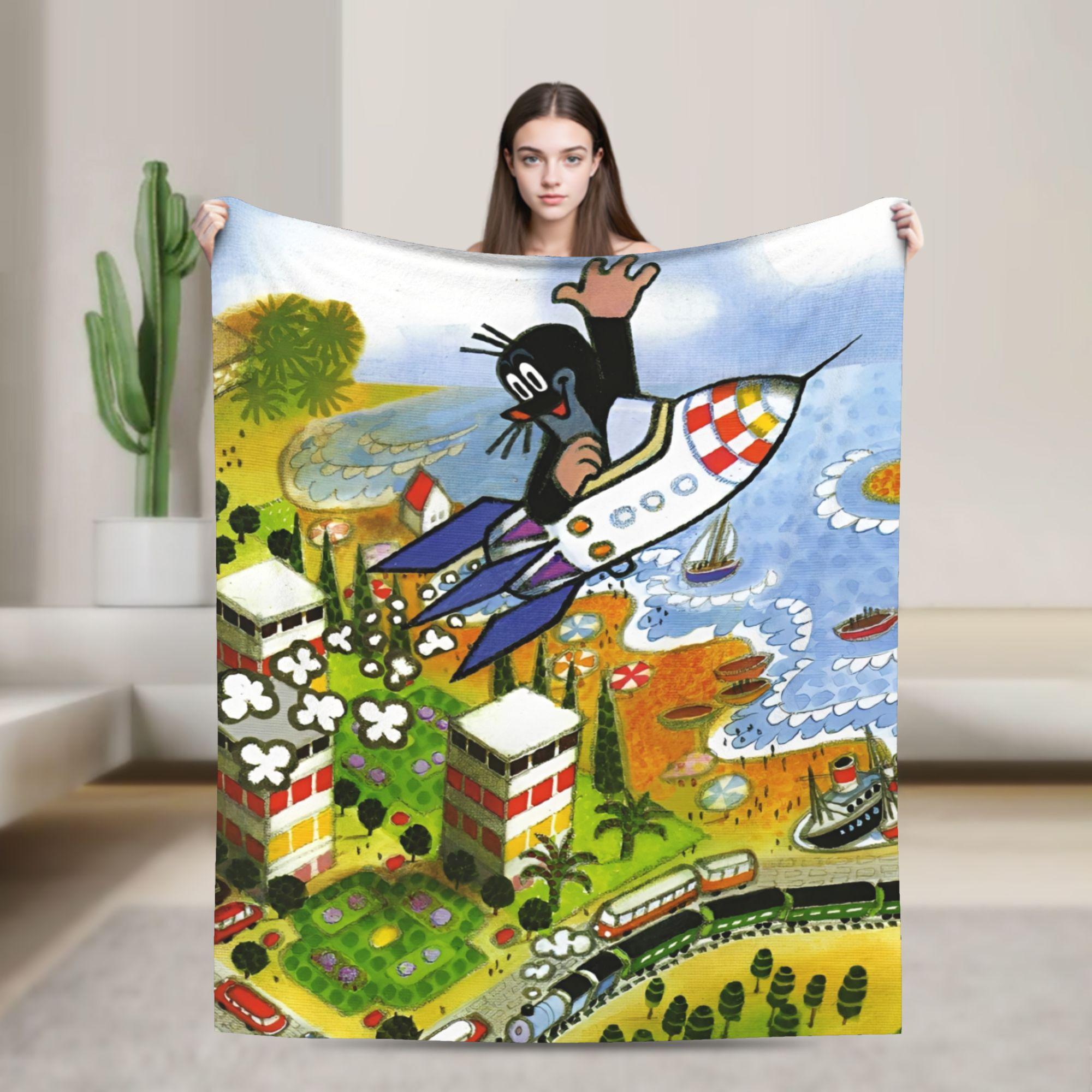 The Little Mole Krtek Blankets Cartoon Floral Flannel Throw Blanket Bedspread Decoration Ultra-Soft Warm Multifunction Rug Piece 50x60in
The Little Mole Krtek Blankets Cartoon Floral Flannel Throw Blanket Bedspread Decoration Ultra-Soft Warm Multifunction Rug Piece 50x60in