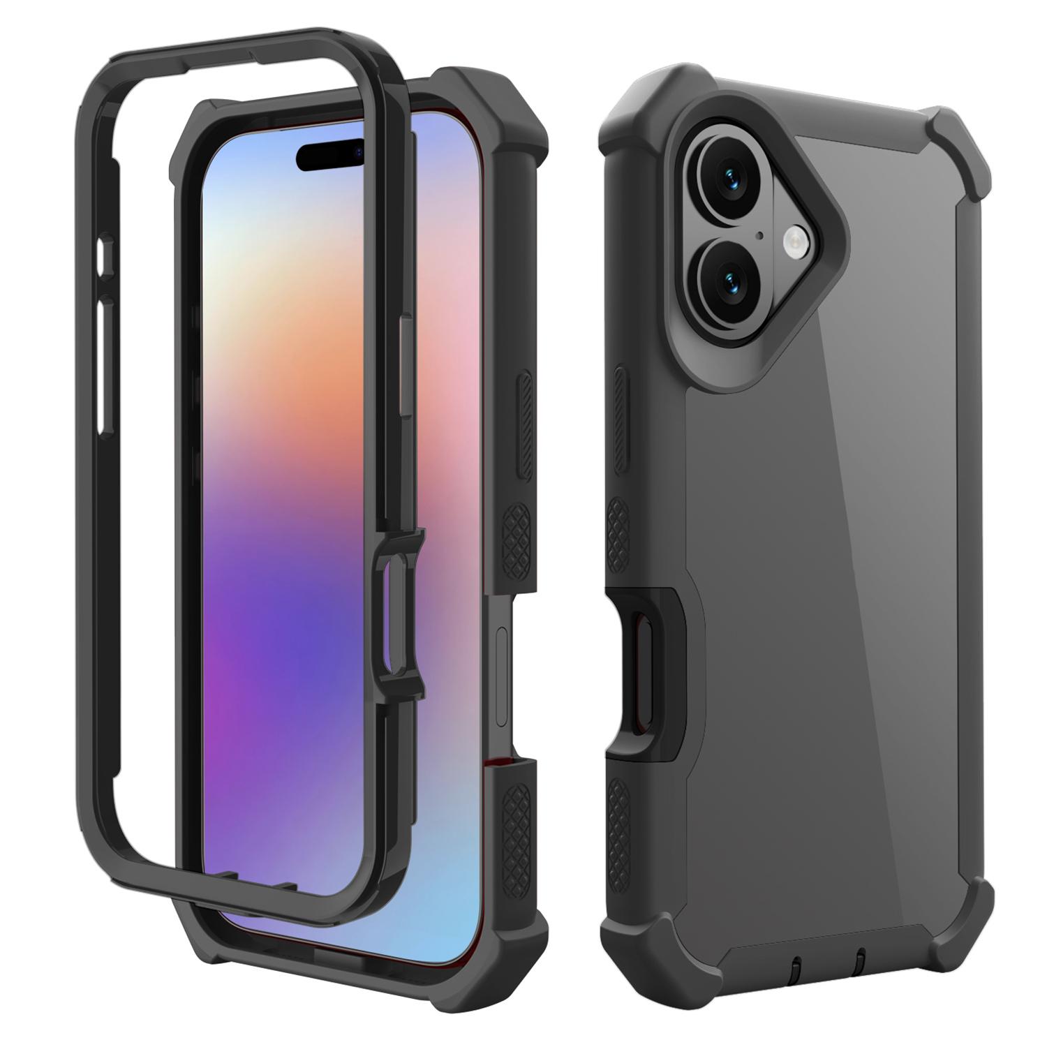 For iPhone 17 Case Clear Detachable 2 in 1 Shockproof TPU+PC Phone Back Cover
For iPhone 17 Case Clear Detachable 2 in 1 Shockproof TPU+PC Phone Back Cover