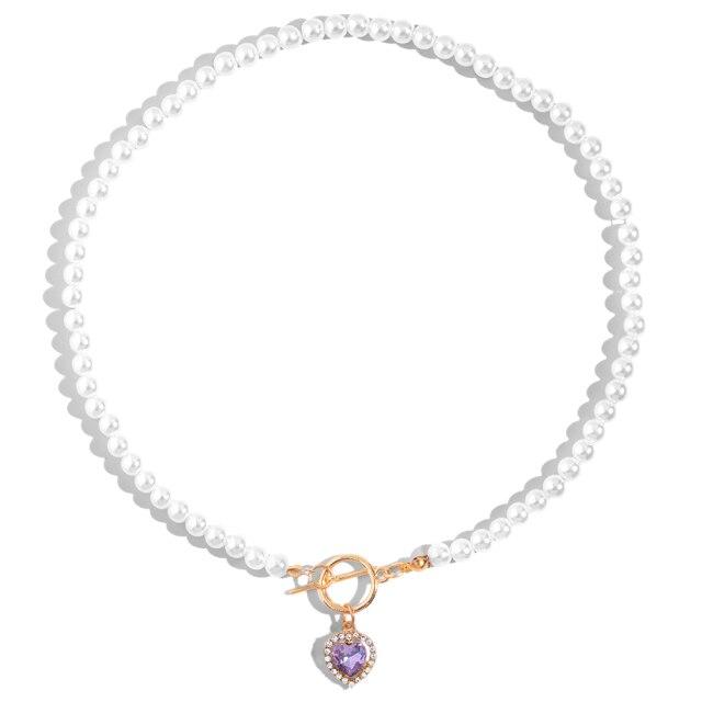 Винтажное барочное жемчужное ожерелье с бусинами, французское хрустальное колье в форме сердца, пряжка на ключицу, ожерелья, цепочка для вечеринок, новинка
Винтажное барочное жемчужное ожерелье с бусинами, французское хрустальное колье в форме сердца, пряжка на ключицу, ожерелья, цепочка для вечеринок, новинка