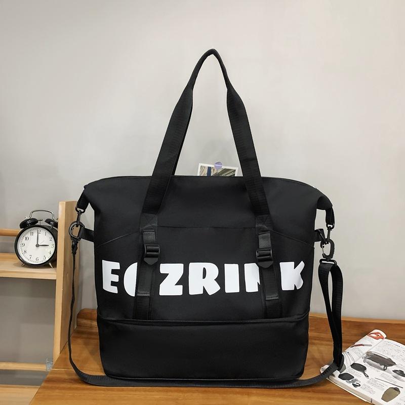 Short trip bag Women s large-capacity fitness bag Expansible storage bag Business trip portable bag Waterproof luggage bag bag чорний
Short trip bag Women s large-capacity fitness bag Expansible storage bag Business trip portable bag Waterproof luggage bag bag чорний