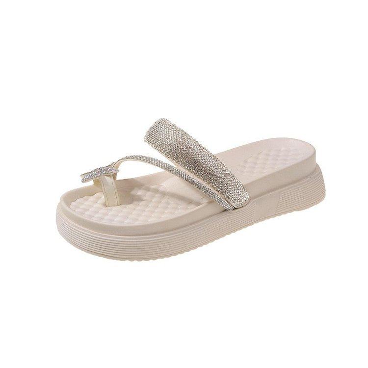 Casual crystal one-word butterfly women s shoes 2024 summer new women s wear comfortable foreign trade thick-soled cool slippers 40
Casual crystal one-word butterfly women s shoes 2024 summer new women s wear comfortable foreign trade thick-soled cool slippers 40