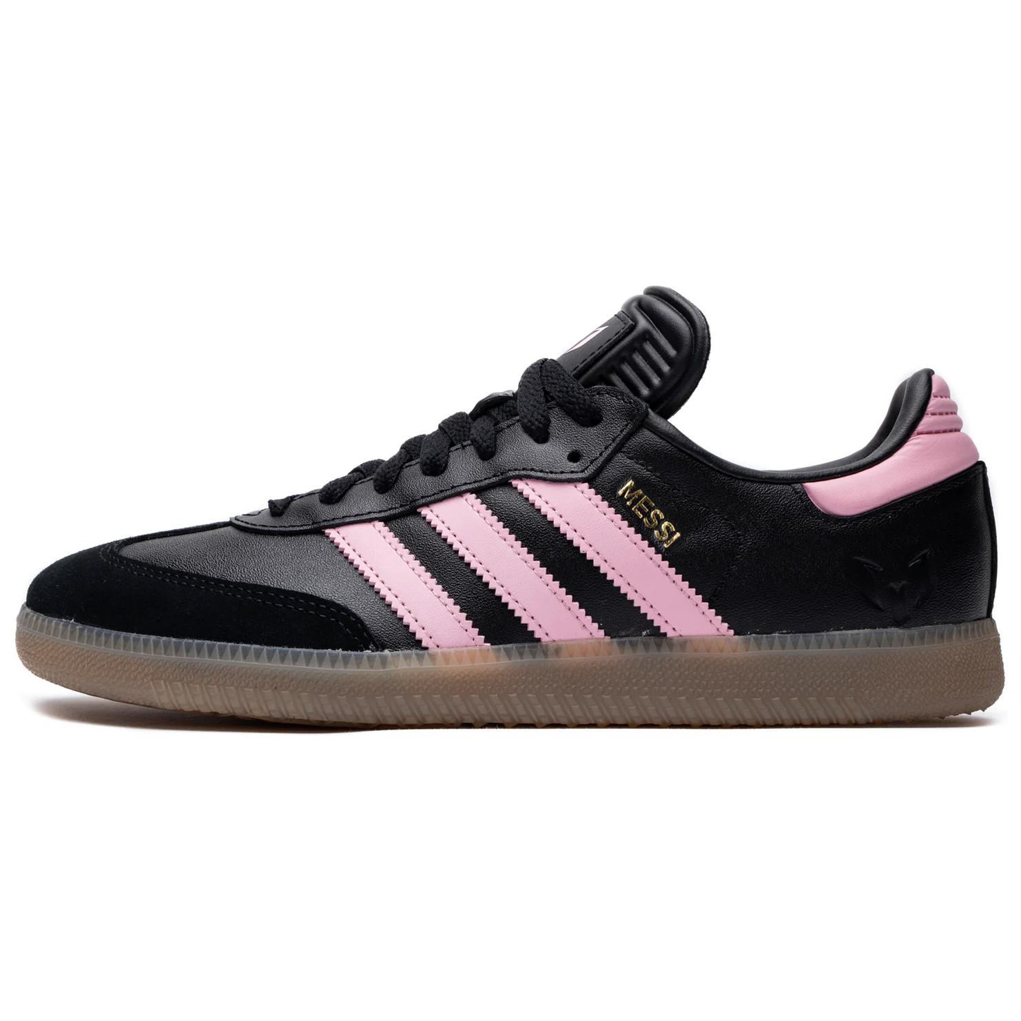 Lionel Messi x adidas Samba Inter Miami CF - Debossed Away Kit Unisex Sneakers Black Core-Black Gold-Metallic JP7845 38⅔
Lionel Messi x adidas Samba Inter Miami CF - Debossed Away Kit Unisex Sneakers Black Core-Black Gold-Metallic JP7845 38⅔