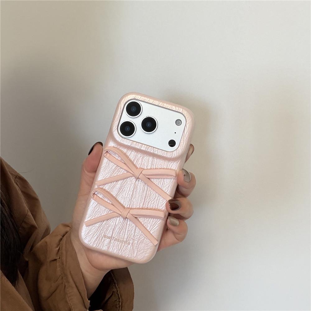 Pink Leather Bow iPhone Case: Compatible with iPhone 14, 15, 16 Pro Max, and 17 Pro. Drop-Proof and Personalized. iPhone 15 Pro
Pink Leather Bow iPhone Case: Compatible with iPhone 14, 15, 16 Pro Max, and 17 Pro. Drop-Proof and Personalized. iPhone 15 Pro