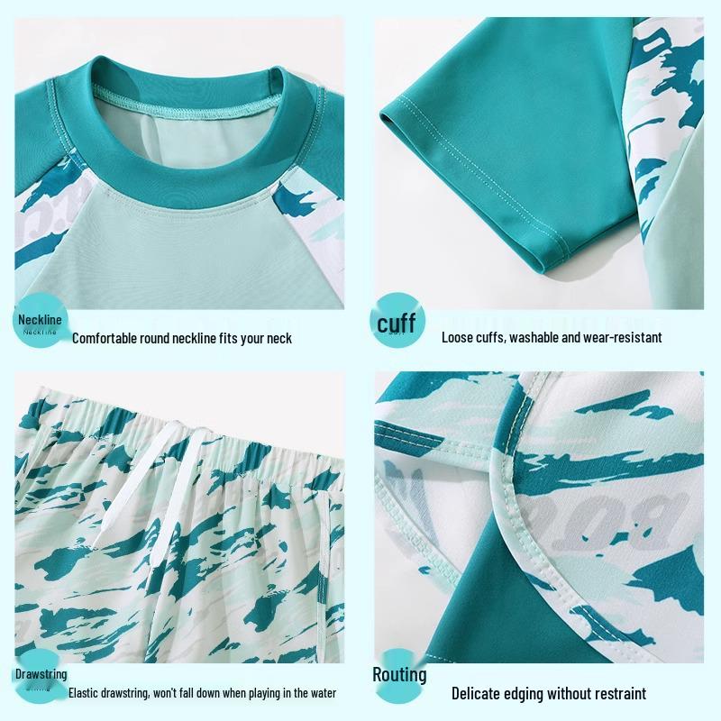 Boys Two-Piece Double-Layer Swimsuit for Teens - 2024 Summer Collection 5XL (Height: 150-160cm, Weight: 80-95kg)
Boys Two-Piece Double-Layer Swimsuit for Teens - 2024 Summer Collection 5XL (Height: 150-160cm, Weight: 80-95kg)