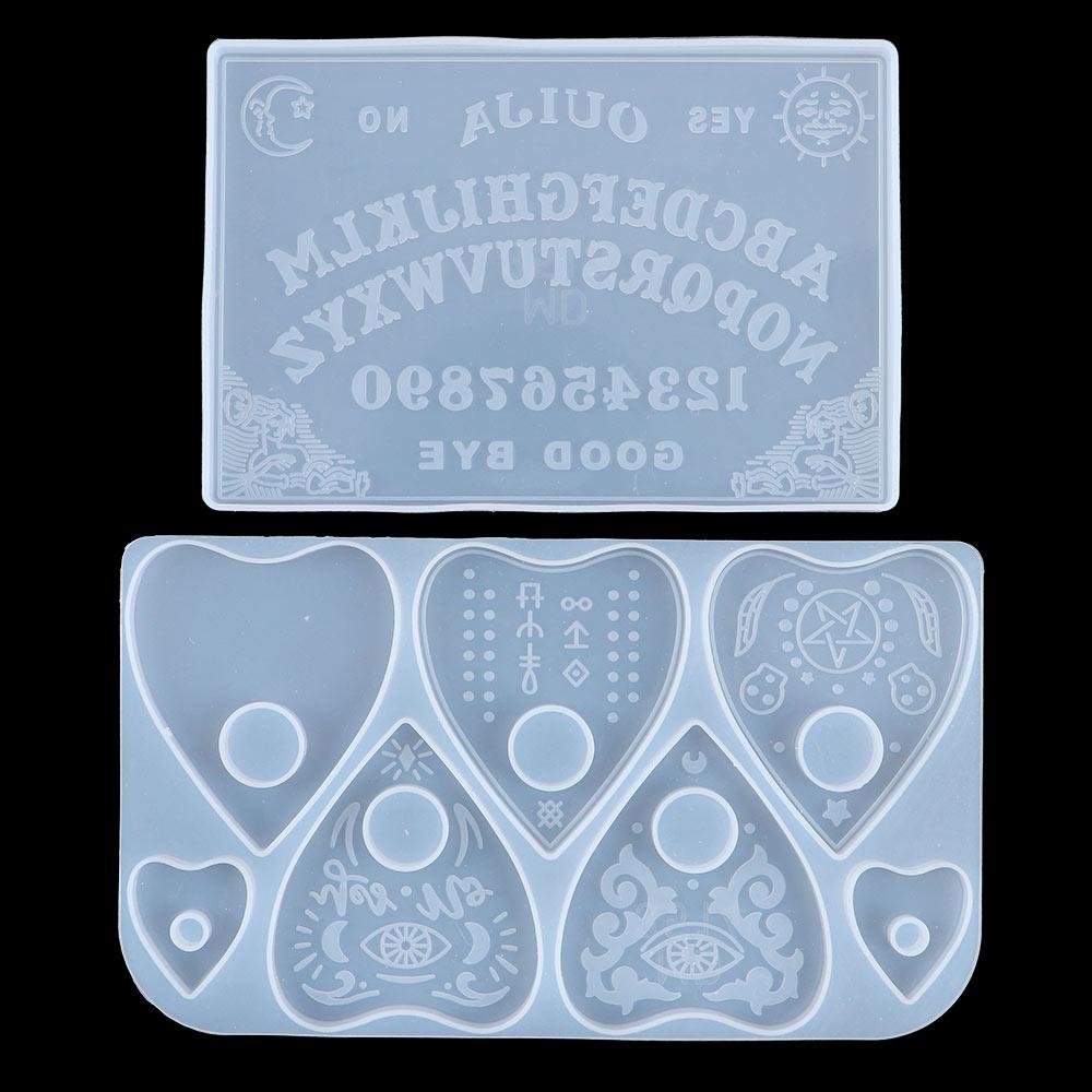 Game Gothic Epoxy Handmade Silicone Resin Casting Mold Clay Tools Planchette Mould Ouija Board Ouija Board
Game Gothic Epoxy Handmade Silicone Resin Casting Mold Clay Tools Planchette Mould Ouija Board Ouija Board