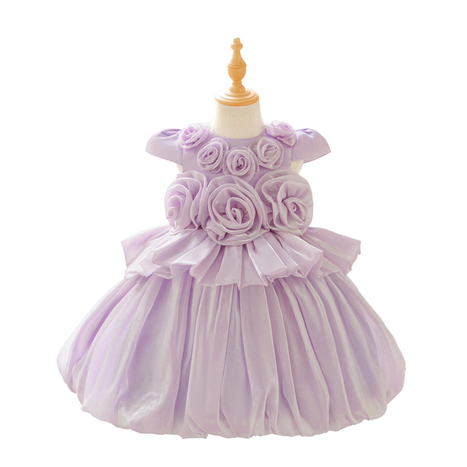 3D Flower Tulle Princess Dress for Girls - Puffy Skirt Wedding Banquet Gown 140cm/7Y
3D Flower Tulle Princess Dress for Girls - Puffy Skirt Wedding Banquet Gown 140cm/7Y