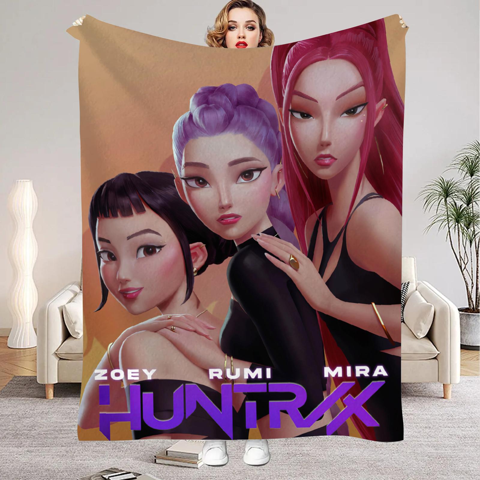 kpop Demon Hunters Huntrix Blankets Quality Soft Warm Throw Blanket Winter Kids Couch Bed Fluffy Bedspread 75 x 100cm
kpop Demon Hunters Huntrix Blankets Quality Soft Warm Throw Blanket Winter Kids Couch Bed Fluffy Bedspread 75 x 100cm