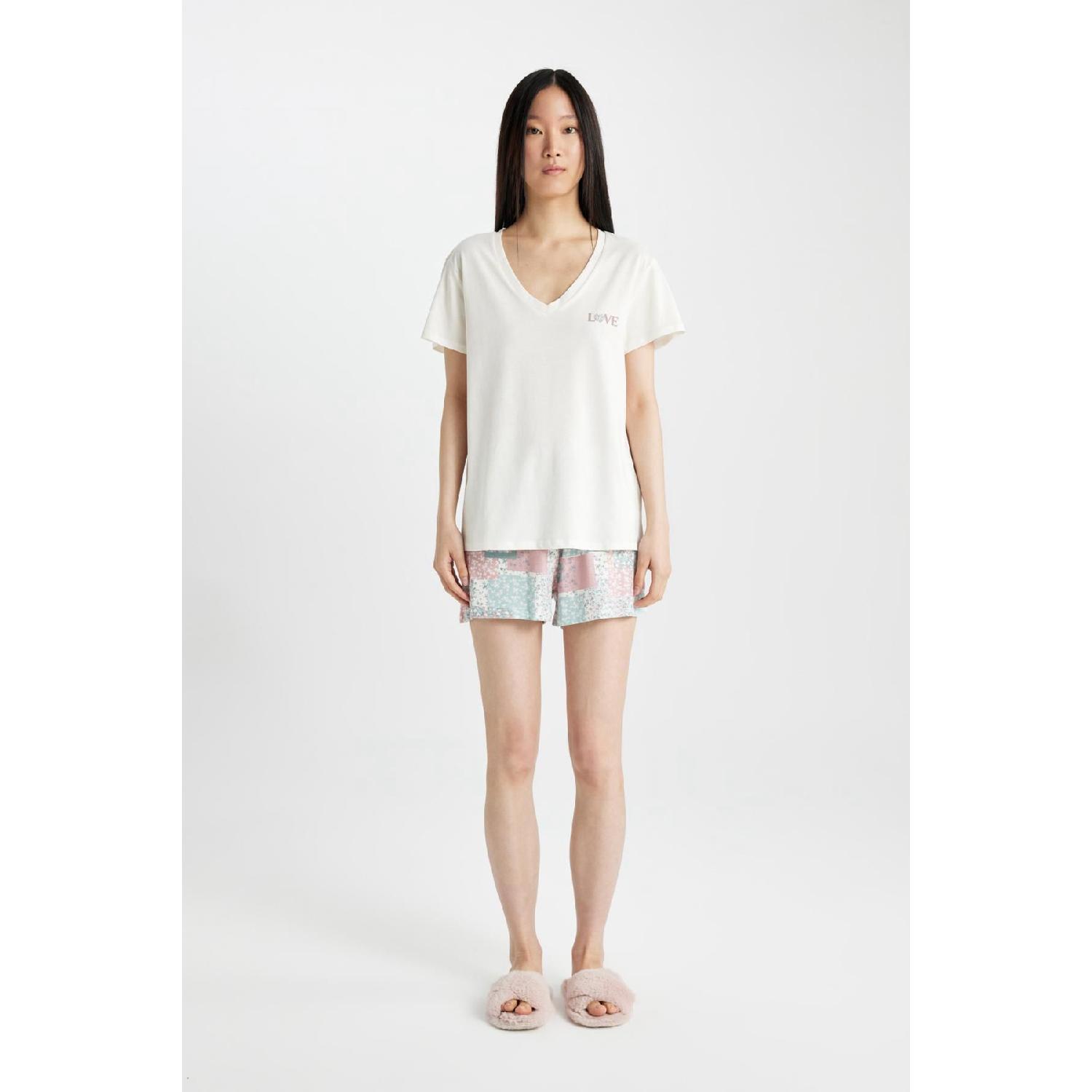 Піжамний комплект Fall In Love Regular Fit з короткими рукавами та шортами B8761ax24sm M білий
Піжамний комплект Fall In Love Regular Fit з короткими рукавами та шортами B8761ax24sm M білий