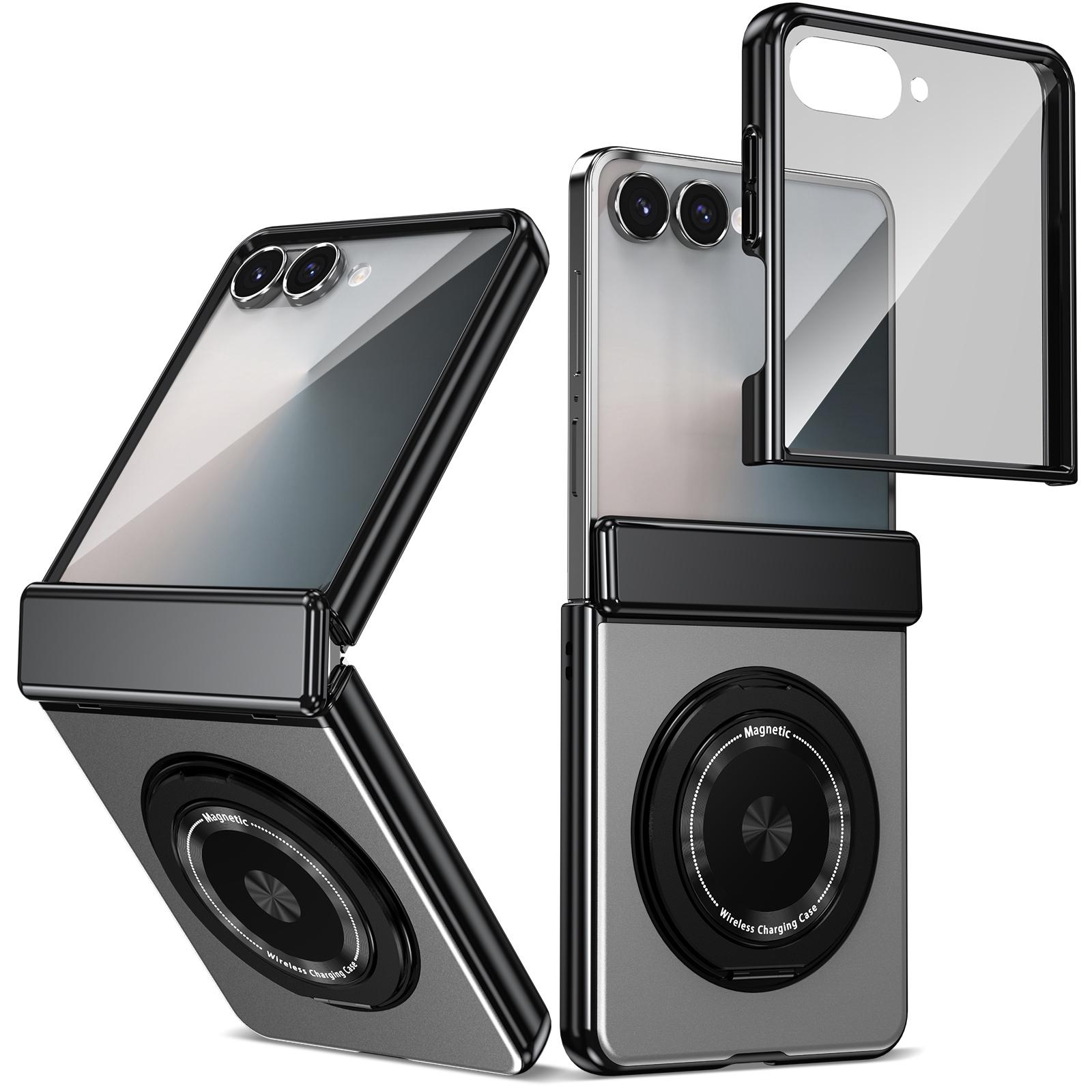 2700 Gass Strong Magnetic 360 Stand Ring Case for Samsung Galaxy Z Flip 4/5/6/7 - Metal Hinge Protection with Screen Protector Galaxy Z Flip6 срібний
2700 Gass Strong Magnetic 360 Stand Ring Case for Samsung Galaxy Z Flip 4/5/6/7 - Metal Hinge Protection with Screen Protector Galaxy Z Flip6 срібний