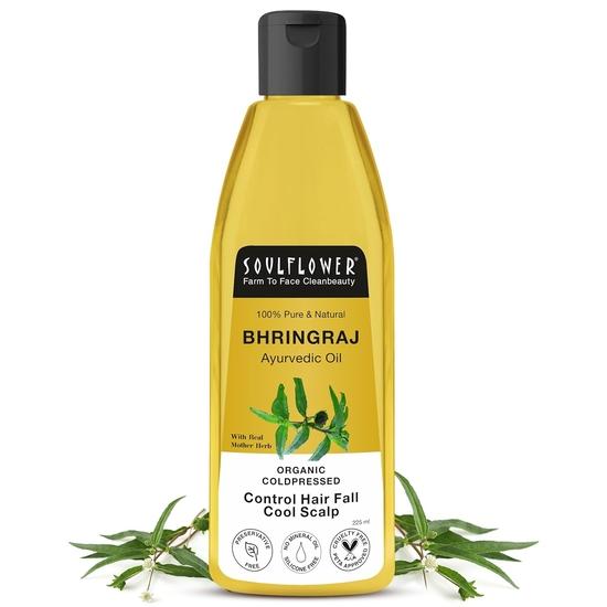 Soulflower Maha Bhringraj Oil for Hair growth 225ml | Natural Hair Growth, Strengthening & Nourishing Roots | Pure & Organic 225ML
Soulflower Maha Bhringraj Oil for Hair growth 225ml | Natural Hair Growth, Strengthening & Nourishing Roots | Pure & Organic 225ML