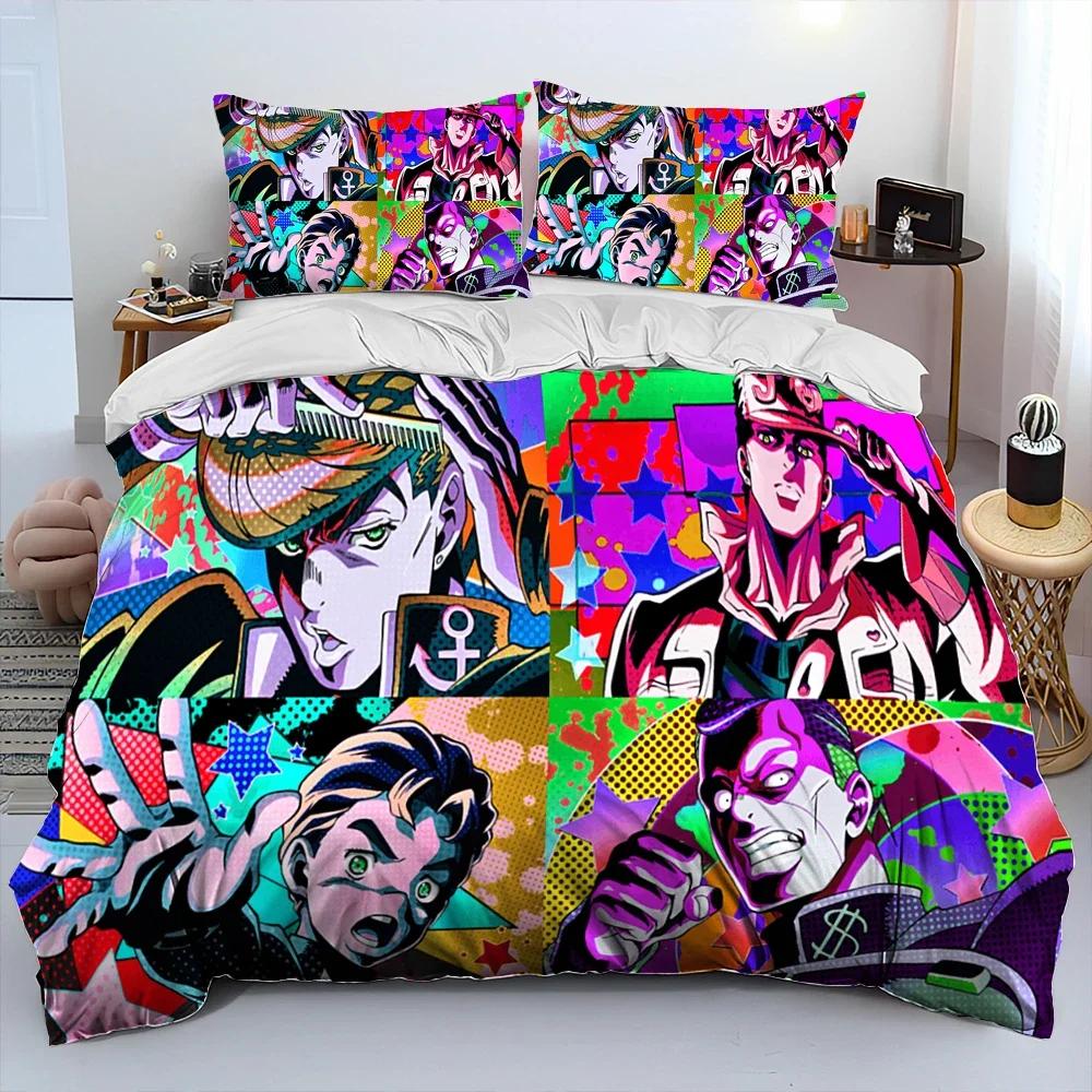 Anime jojo s Bizarre Adventure Comfortable Duvet Quilt Cover Pillowcase Bedding Set Children Bedroom Decoration Home Textile 135x200cm
Anime jojo s Bizarre Adventure Comfortable Duvet Quilt Cover Pillowcase Bedding Set Children Bedroom Decoration Home Textile 135x200cm