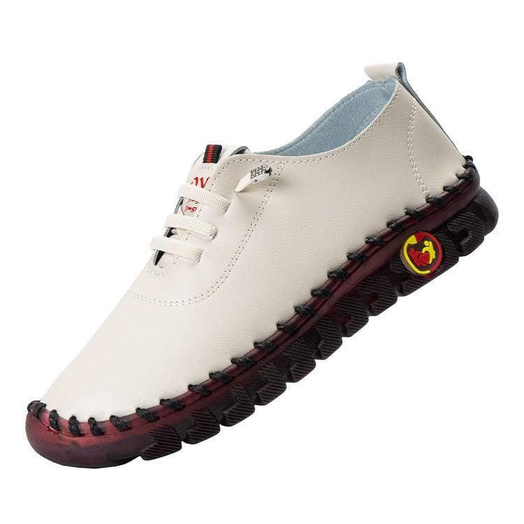 Женские повседневные туфли Baotou Hand-Sewed Soft Sole Slip-On — Большие размеры для весны и осени 41 белый
Женские повседневные туфли Baotou Hand-Sewed Soft Sole Slip-On — Большие размеры для весны и осени 41 белый