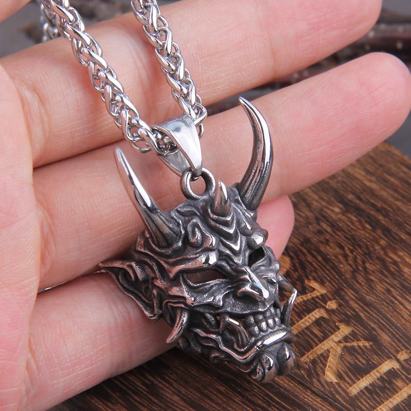 Vikings Jewelry Stainless Steel Satanic Demon Necklace for Men with Wooden Gift Box Never Fade 50cm срібний
Vikings Jewelry Stainless Steel Satanic Demon Necklace for Men with Wooden Gift Box Never Fade 50cm срібний