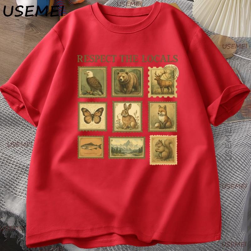 Respect The Local Wildlife TShirt Unisex Women Gift for Nature Lover T Shirt Animal Vintage Postage Tshirt Streetwear Male Tops S
Respect The Local Wildlife TShirt Unisex Women Gift for Nature Lover T Shirt Animal Vintage Postage Tshirt Streetwear Male Tops S