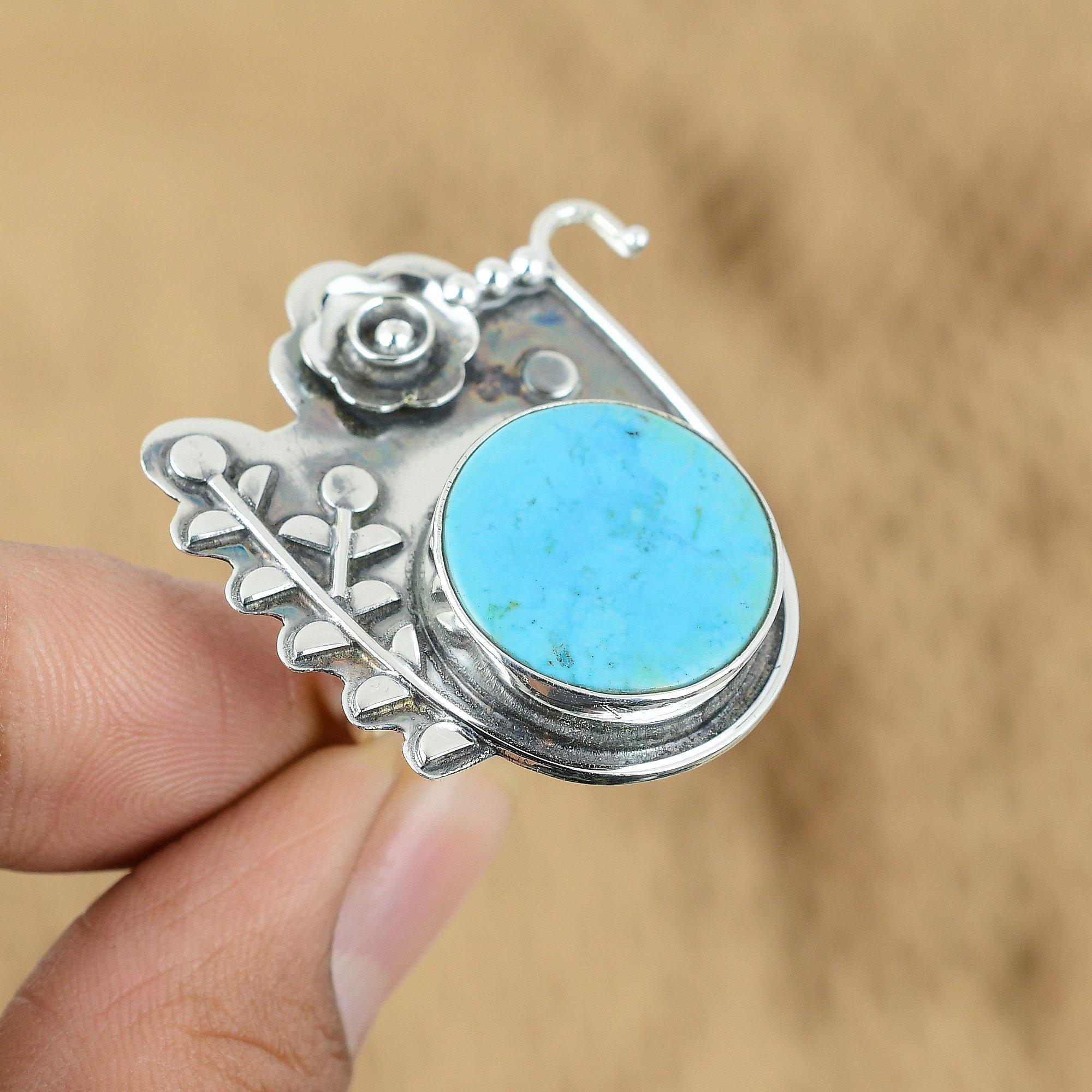 Natural Arizona Turquoise 925 Sterling Silver Multi Stone Flower Ring Jewelry Yes
Natural Arizona Turquoise 925 Sterling Silver Multi Stone Flower Ring Jewelry Yes